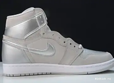 SILVER (WITH JAPAN SPECIAL 1 AIR GREY NEUTRAL JORDAN  METALLIC BOX) 0701